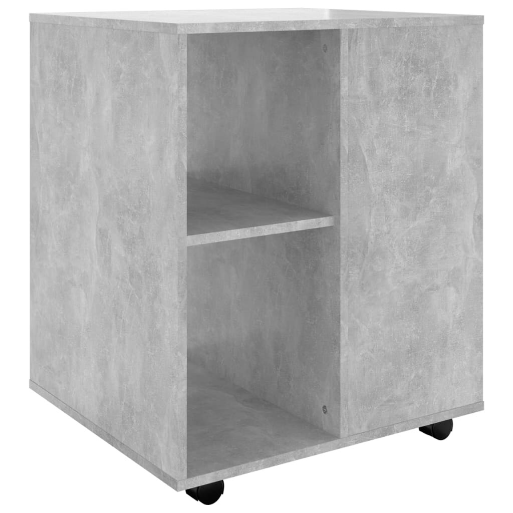 vidaXL Rollschrank Betongrau 60x53x72 cm Holzwerkstoff Image