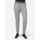Jogger Pants HEINE Gr. 44, Normalgrößen, grau (steingrau, meliert) Damen Hosen Joggpants Track Pants