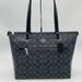 Coach Bags | Coach Gallery Tote Bag In Signature Canvas | Color: Black/Gray | Size: Large