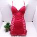 Jessica Simpson Intimates & Sleepwear | Jessica Simpson Fashion Lace Pleated Mesh Babydoll | Color: Red | Size: M