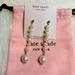 Kate Spade Jewelry | Kate Spade Pearl Play Linear Earrings | Color: Gold/White | Size: Os