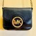 Michael Kors Bags | Michael Kors Genuine Leather Small Black Crossbody Bag Purse | Color: Black | Size: 7x6x2