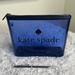 Kate Spade Bags | Kate Spade Cosmetic Pouch Bag | Color: Blue/Silver | Size: Os