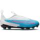 NIKE Kinder Fussball-Rasenschuhe JR PHANTOM GX ACADEMY FG/MG, Größe 38 ½ in BALTIC BLUE/PINK BLAST-WHITE-LASER