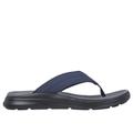 Skechers Men's Relaxed Fit: Sargo - Point Vista Sandals | Size 10.0 | Navy | Textile | Vegan | Machine Washable