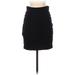 Express Casual Bodycon Skirt Mini: Black Print Bottoms - Women's Size 2