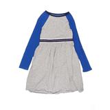 Lands' End Dress: Gray Marled Skirts & Dresses - Kids Girl's Size Small