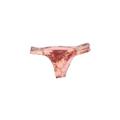 Shade & Shore Swimsuit Bottoms: Orange Print Swimwear - Women's Size Medium
