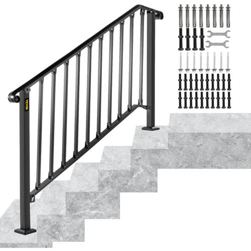 Treppengeländer Handlauf Eingangsgeländer für 4 oder 5 Treppen