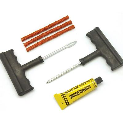 Tempo Di Saldi - Kit Ripara Gomme Per Foratura Auto Moto Ruota Riparazione Pneumatici Tubeless