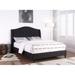 Best Master Furniture Upholstered Tufted Platform Bed