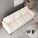 Storage Upholstered Sofa Set, Loveseat and 3-Seat Sofa with Small Storage Space and Removable Cushion Cover