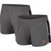 Women's Colosseum Gray Texas Longhorns Pull The Switch Running Shorts