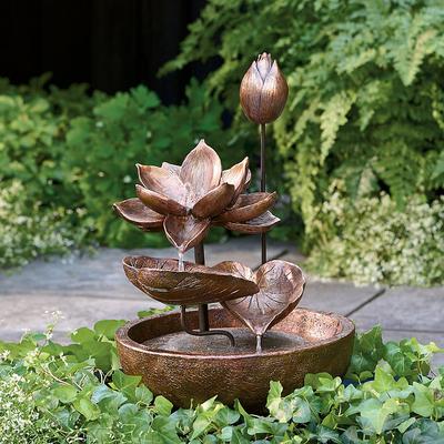 Blooming Lotus Fountain - Grandin Road