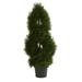 Nearly Natural Double Pond Cypress Spiral Artificial Topiary Tree UV Resistant (Indoor/Outdoor)