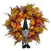 Nearly Natural 28 Harvest Fall Gmone Artificial Autumn Wreath