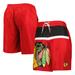 Men's Starter Red Chicago Blackhawks Sea Wind Swim Trunks