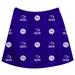 Girls Youth Purple High Point Panthers All Over Print Skirt