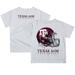 Toddler White Texas A&M Aggies Team Logo Dripping Helmet T-Shirt