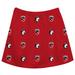 Girls Youth Red Northeastern Huskies All Over Print Skirt