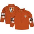 Toddler Orange Bowling Green St. Falcons Quarter-Zip Jacket
