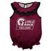 Girls Infant Maroon Arkansas Little Rock Trojans Sleeveless Ruffle Bodysuit