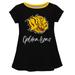 Girls Toddler Black Arkansas Pine Bluff Golden Lions A-Line Top