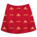 Girls Youth Red Brooklyn College Bulldogs All Over Print Skirt