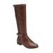 Plus Size Women's The Reeve Wide Calf Boot by Comfortview in Brown (Size 8 W)