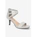 Women's Everly Sandals by Bella Vita in Silver Glitter (Size 9 1/2 M)