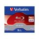 Verbatim BD-R Dual Layer - Blu-ray Disc 50 GB, 6x Burning Speed, Jewel Case, 5-Pack