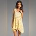 Free People Dresses | Free People Voile Trapeze Tunic Slip Dress In Lemon Conbo | Color: Gold/Yellow | Size: S