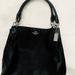 Coach Bags | Coach Leather Shoulder Bag Black | Color: Black/Silver | Size: Os