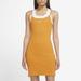 Nike Dresses | Nike Essential Ribbed Tank Dress. Size S | Color: Gold/Orange | Size: S