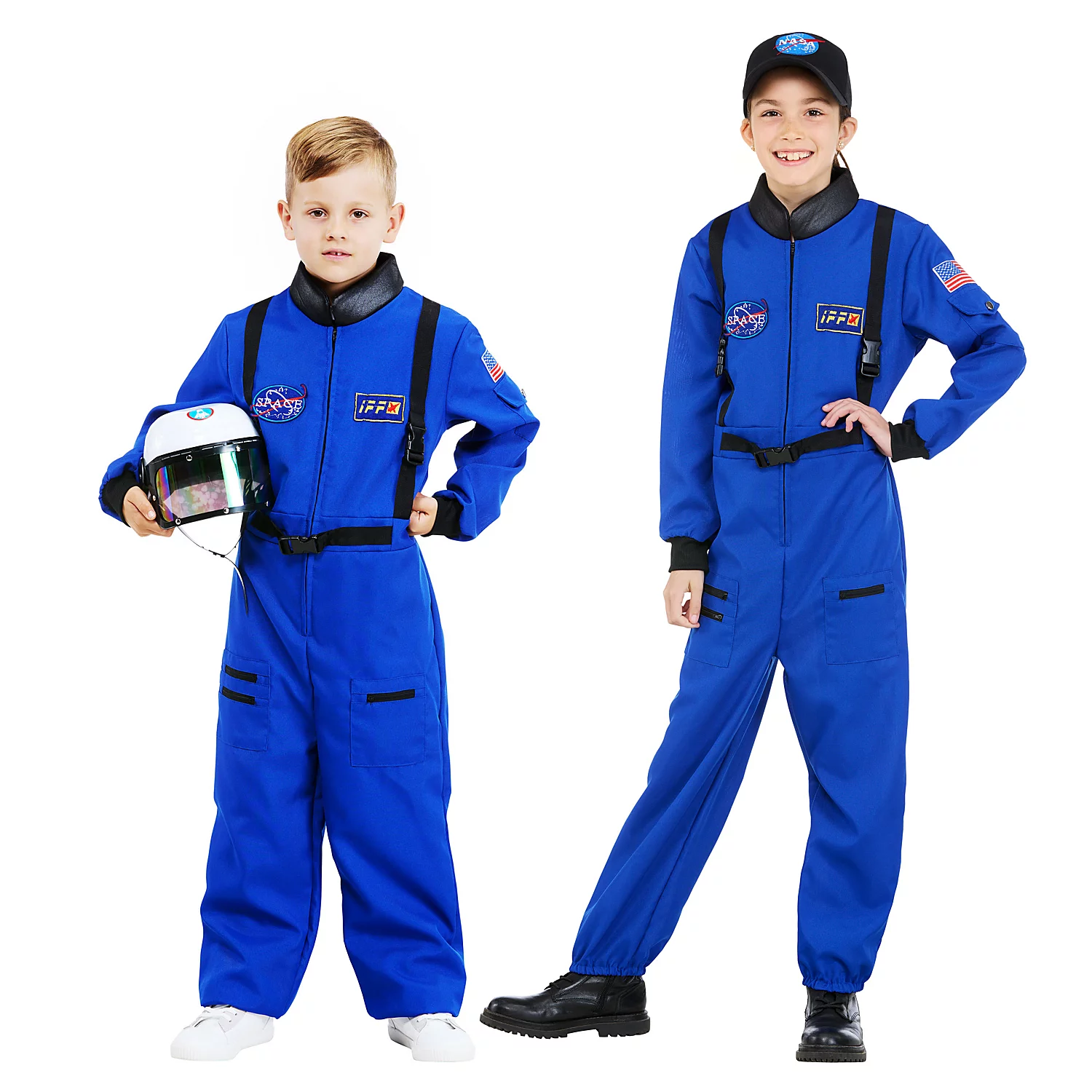Kinderoverall Astronaut, blau Image