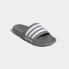 Badesandale ADIDAS SPORTSWEAR "SHOWER ADILETTE", Gr. 47, grau (grau three, cloud weiß, grau three), Synthetik, sportlich, Schuhe