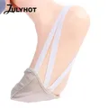 Chaussures de gymnastique rythmique demi-longueur 1 paire en peau de mouton à semelle souple