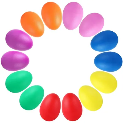 Shaker de Maracas PerSCH en plastique son musical œuf musical coloré jouet pour enfants bébé