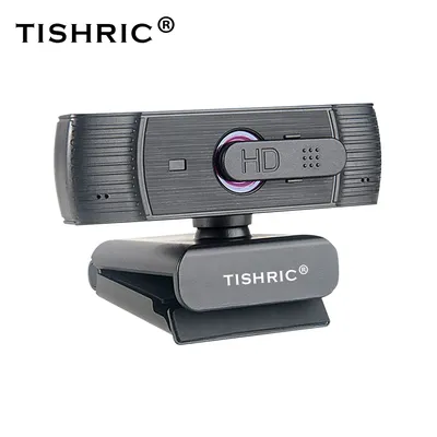 TISHRIC – Webcam T200 Full Hd 1080P caméra Usb 1080P Autofocus avec Microphone pour ordinateur