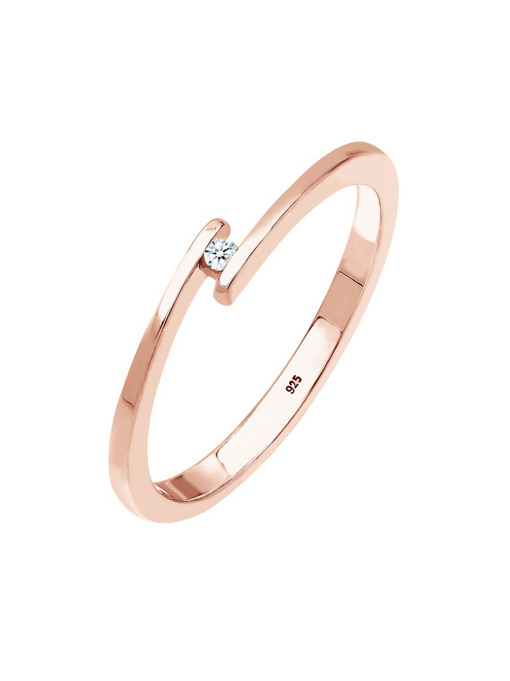 Elli Diamonds Ring Damen roségold, 56 Image