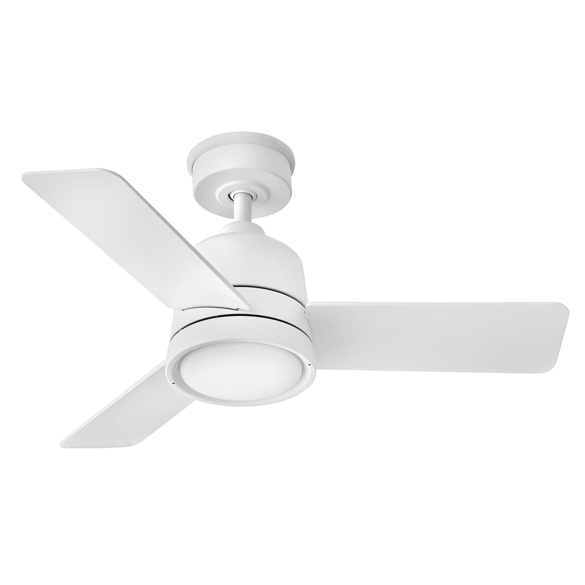 Hinkley Lighting Chet 36 Inch Ceiling Fan with Light Kit - 905236FMW-LWA