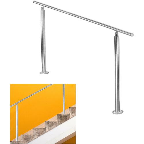 Treppengeländer Geländer Edelstahl Handlauf Brüstung Treppe Ø42mm für Treppen Balkon Innen & Außen