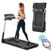 Gymax 2.25HP Folding LED Treadmill Electric Running Walking Machine w/