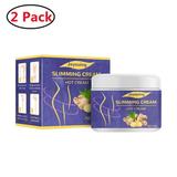 2 Pack Slimming Cream Ginger Fat Burning Cream Navel Arm Leg Belly Fat Burning Cream Weight Loss Skin Firming