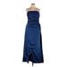 Urban Girl Nights Cocktail Dress - Formal: Blue Dresses - Women's Size 21