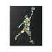 Stupell Industries Patterned Basketball Player Ball Graphic Art Gallery Wrapped Canvas Print Wall Art Design by Arrolynn Weiderhold