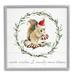 Stupell Industries Warm Wishes & Candy Kisses Phrase Graphic Art Gray Framed Art Print Wall Art Design by Livi Finn