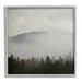 Stupell Industries Misty Mountain Weather Obscured Forest Tree Tops Photograph Gray Framed Art Print Wall Art Design by Carol Robinson
