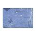 Retro Blue Dream Rugs Doormat Non-Slip Absorbent Door Mat Front Back Doormat Entryway Rugs 36 x24