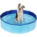 PVC Pet Swimming Pool Portable Dog Bathtub Collapsible Dog Pool Plastic Pool for Dogs Dog Tub for Pets to Swim and Bath 31.5 x11.8